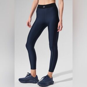 ALO Yoga Navy High-Waist Leggings